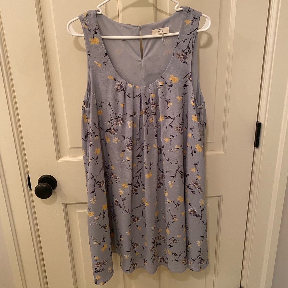 Entro blue and yellow dress